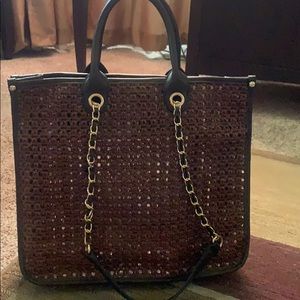 NWOT- Steve Madden Woven Handbag